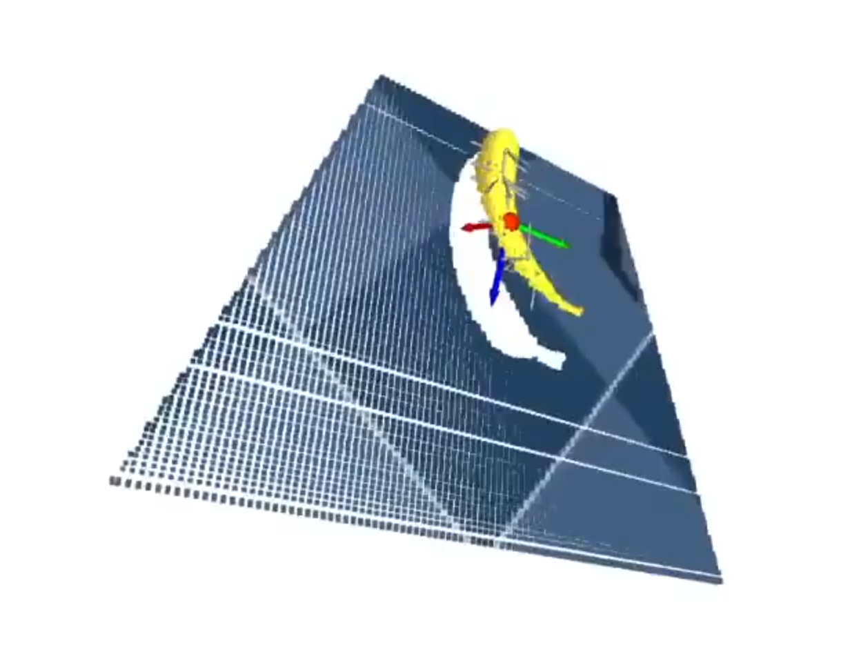 AnyGrasp RGB-D point cloud — banana